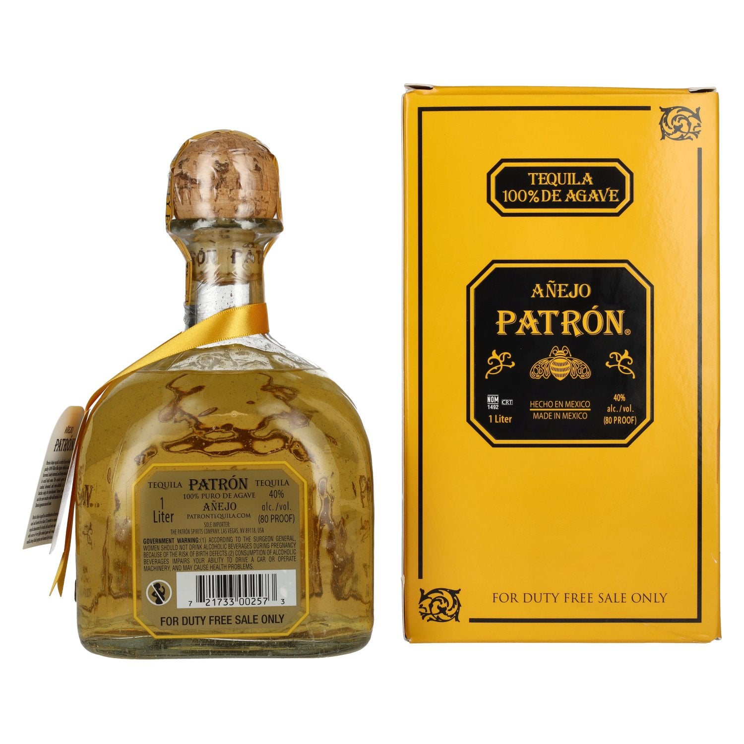 Patrón Tequila Añejo 40% Vol. 1l in Geschenkbox