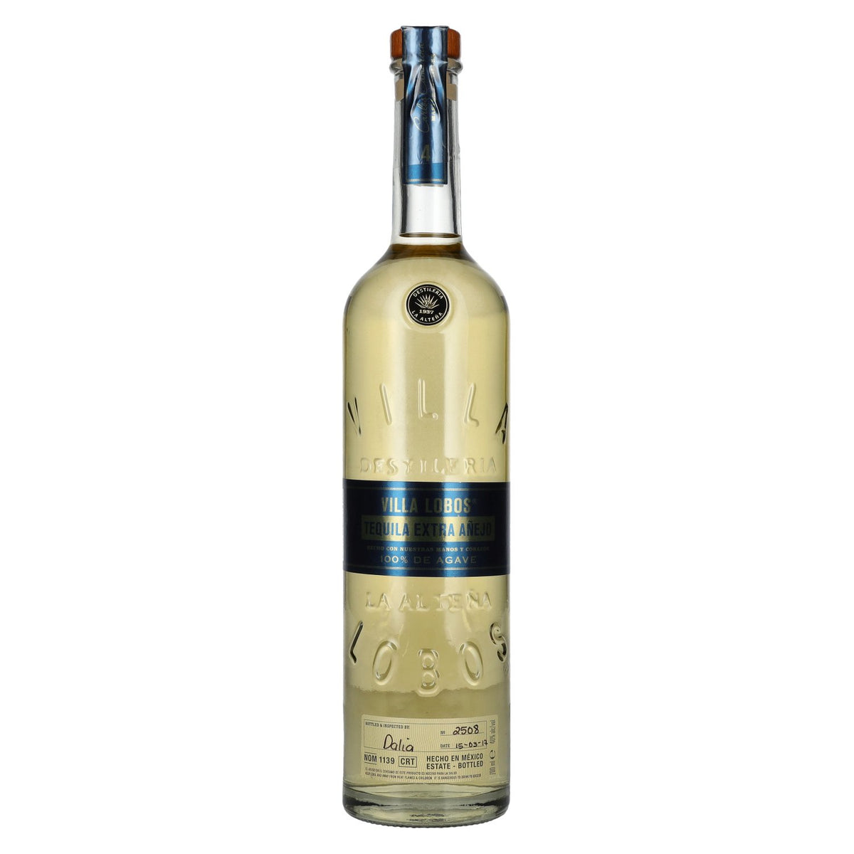 Villa Lobos Tequila Extra Añejo 100% de Agave 40% Vol. 0,7l