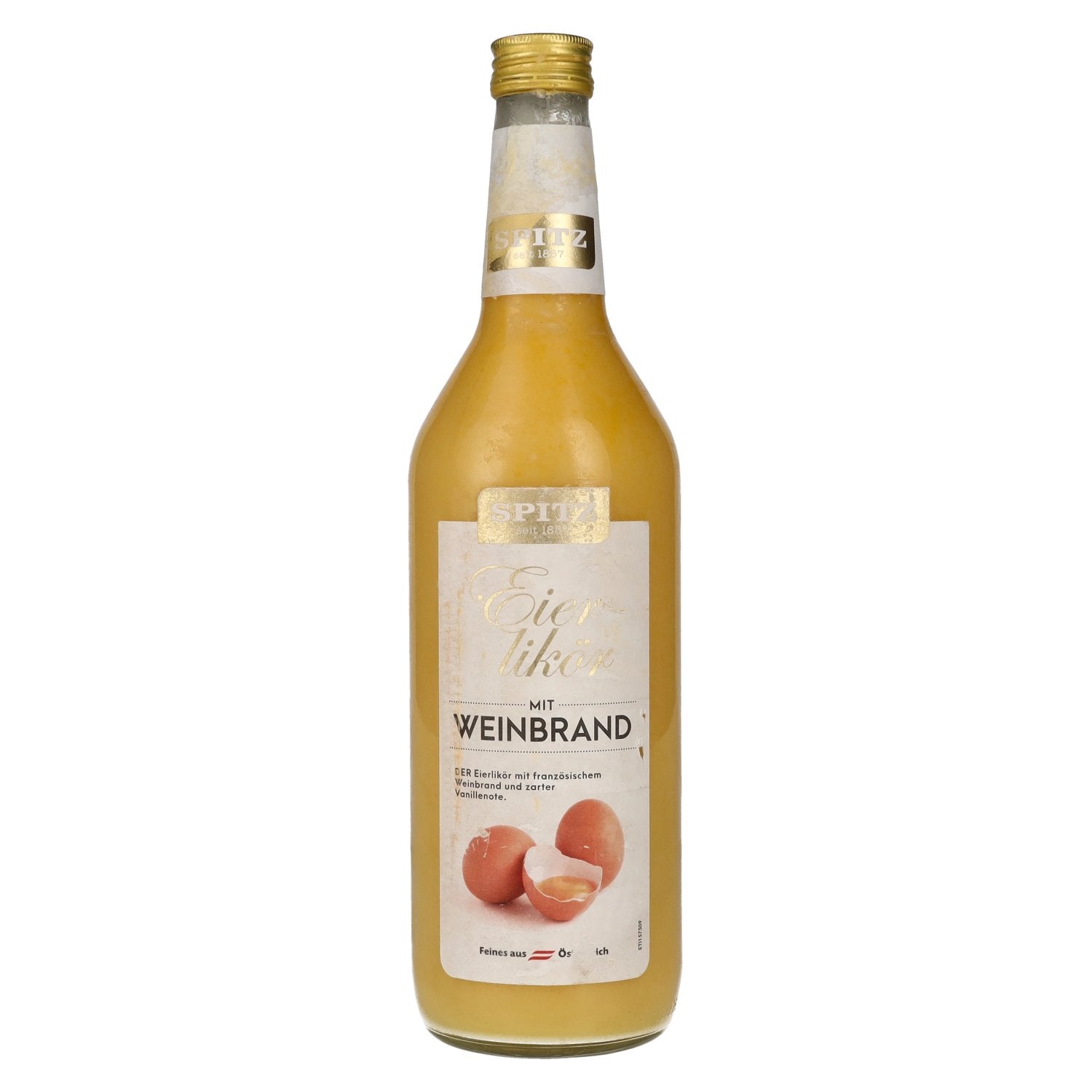 Spitz Eierlikör mit Weinbrand 16% Vol. 1l