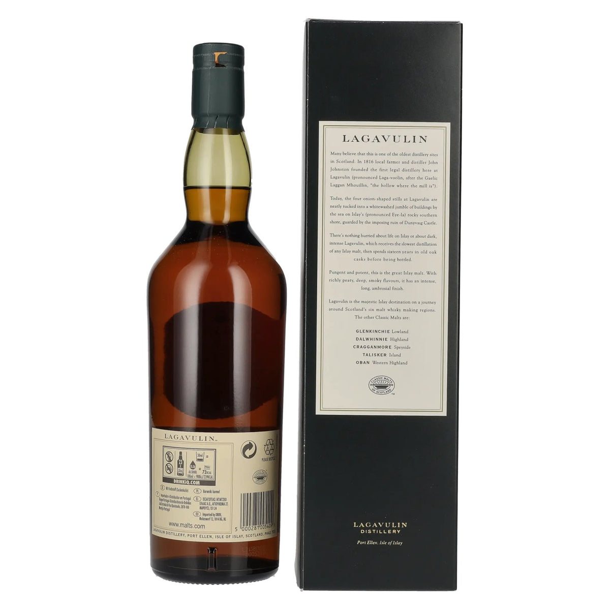Lagavulin 16 Years Old Single Malt Whisky 43% Vol. 0,7l in Geschenkbox