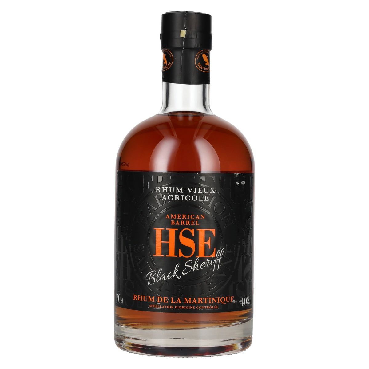 Rhum HSE Rhum Vieux Agricole BLACK SHERIFF American Barrel 40% Vol. 0,7l