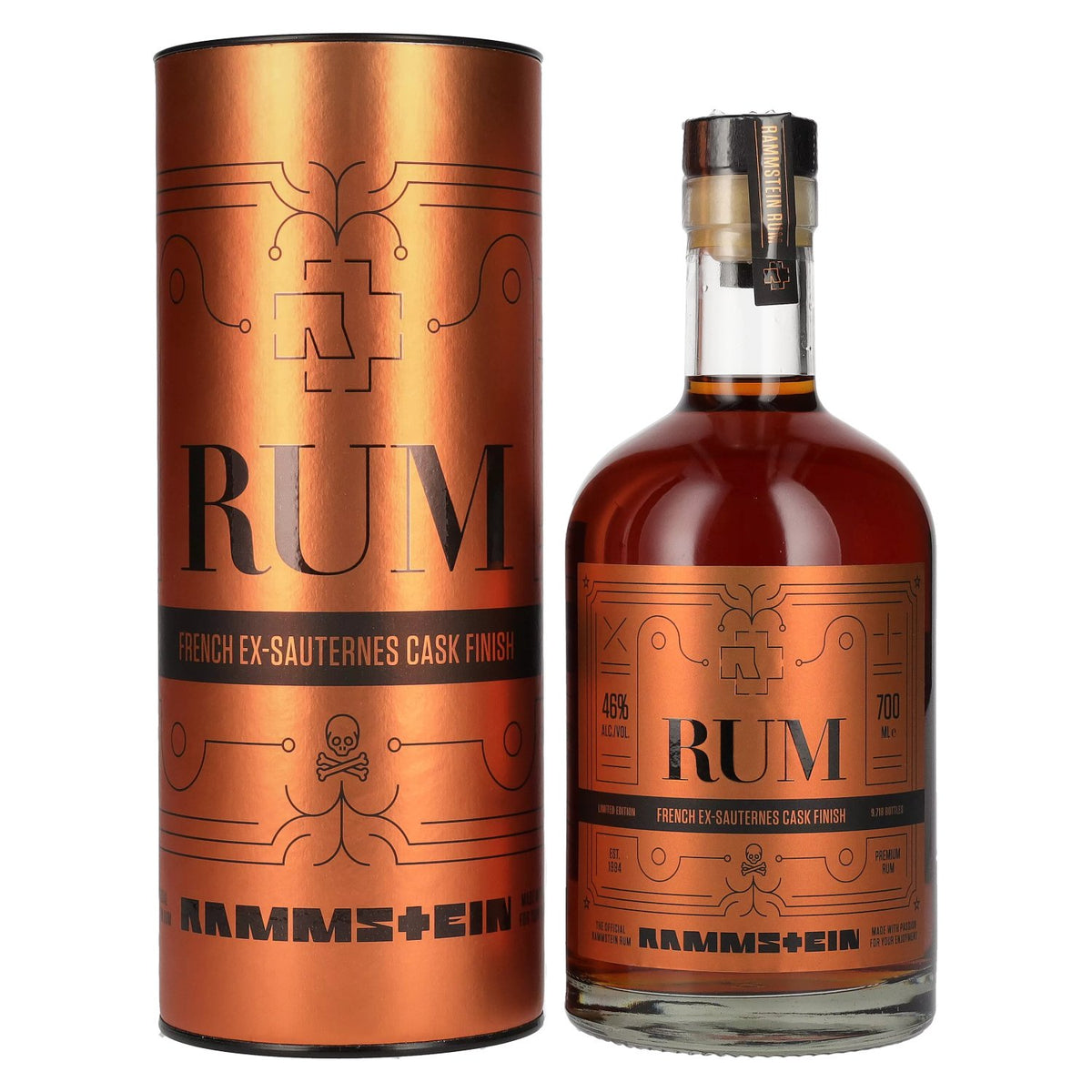 Rammstein Rum French Ex-Sauternes Cask Finish 46% Vol. 0,7l in gift box