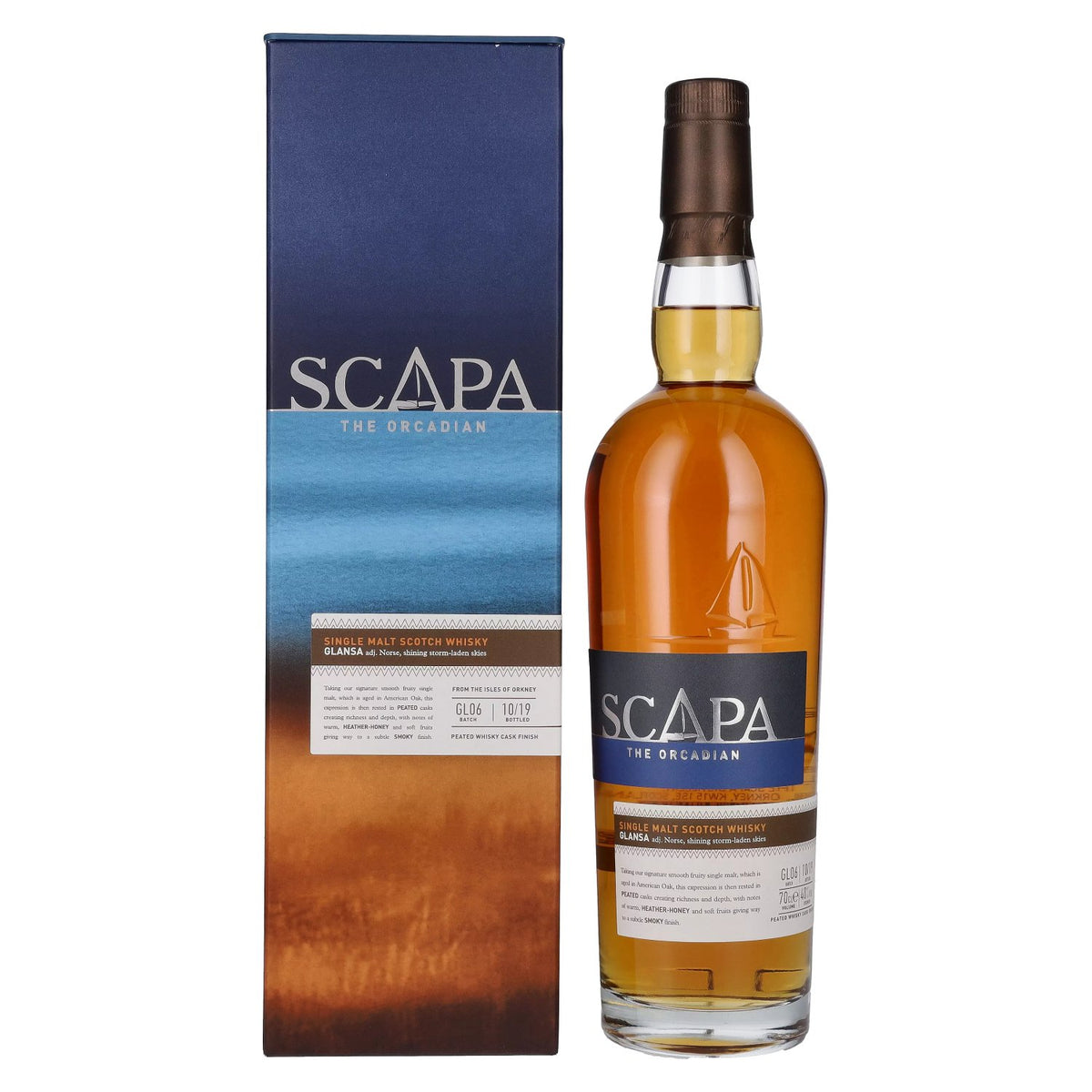 Scapa The Orcadian Glansa 40% vol. 0,7l en boîte cadeau