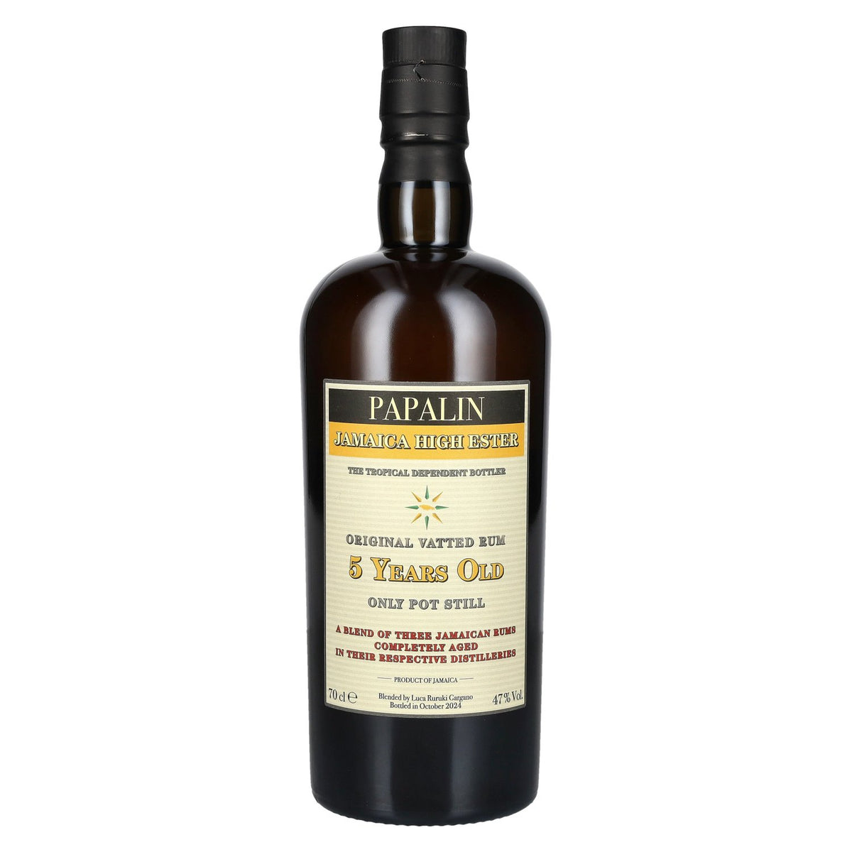 Papalin 5-Year-Old Jamaica High Ester Rum 47% vol. 0.7 l
