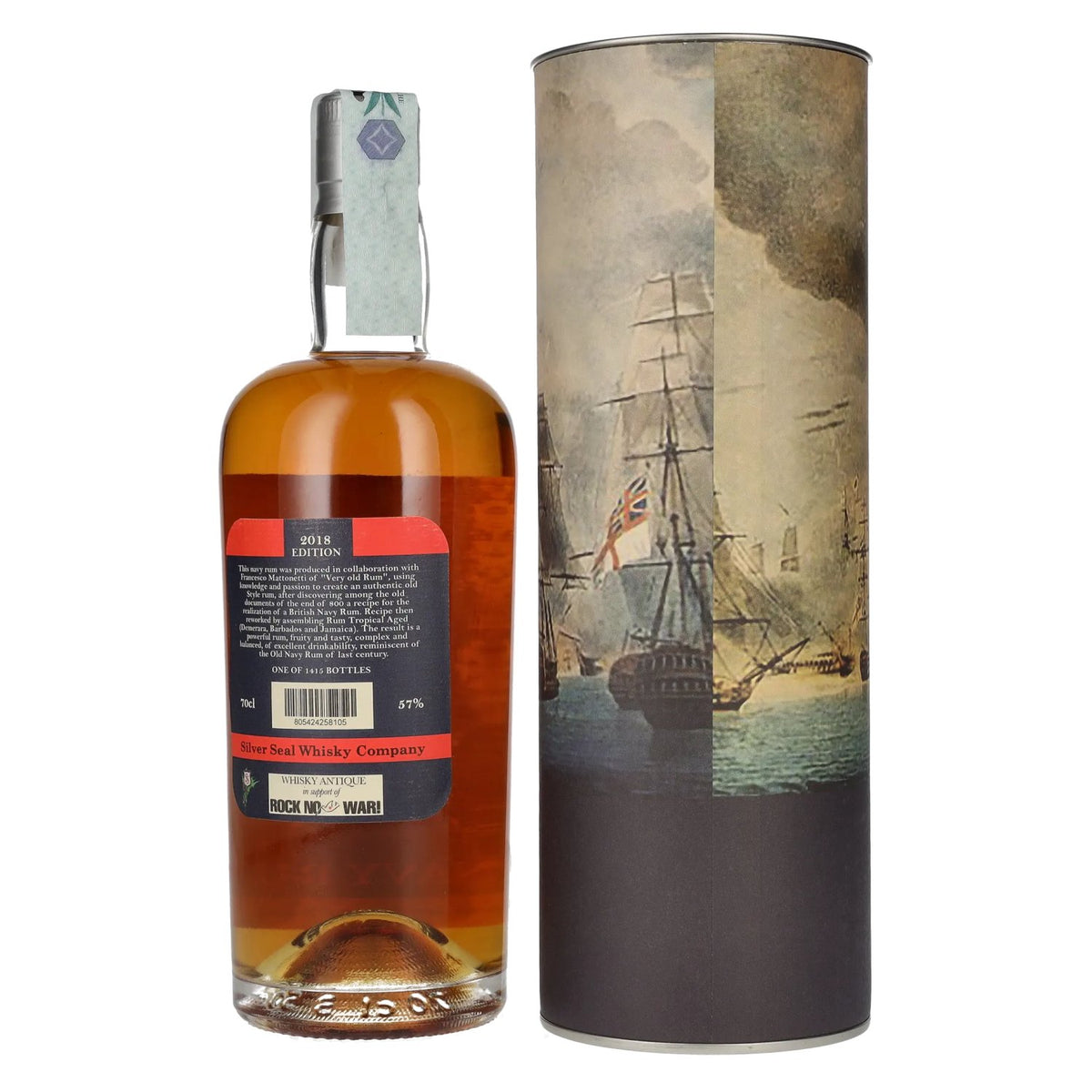 Silver Seal Old Navy Rum Edition 2018 57% Vol. 0,7l in Geschenkbox