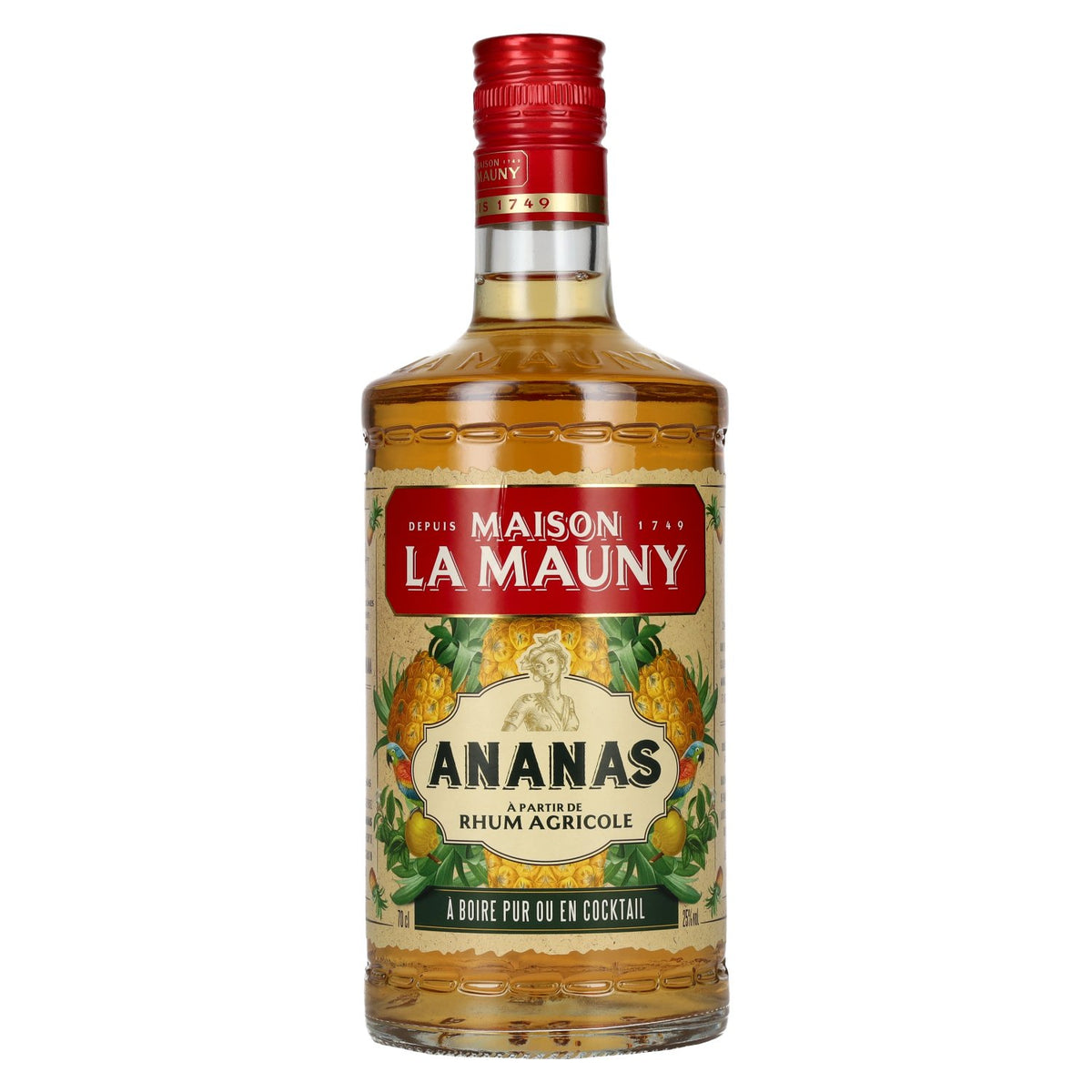 La Mauny ANANAS Rhum Agricole 25% vol. 0,7l