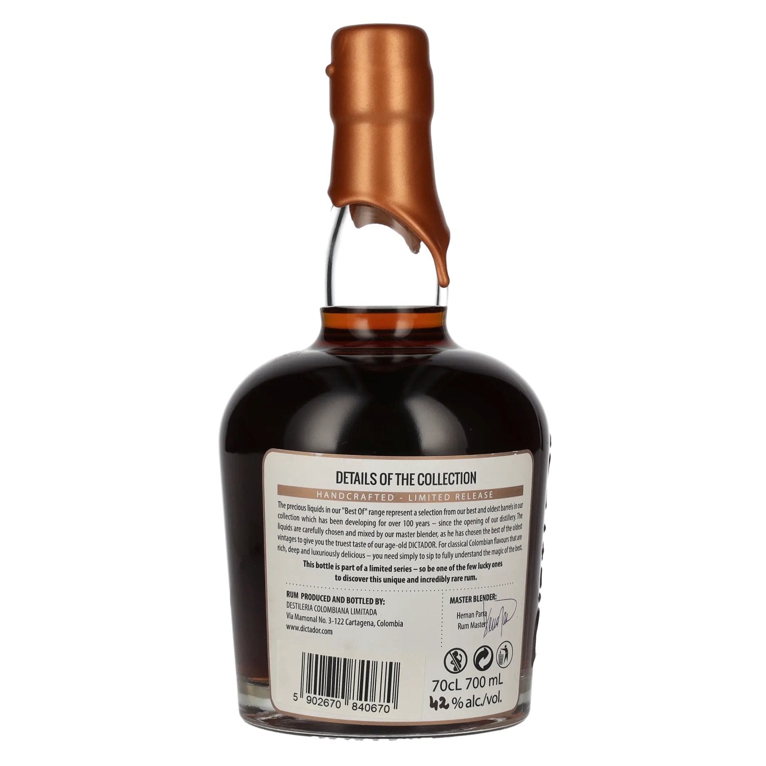 Dictador BEST OF 1977 EXTREMO Rhum 42% vol. 0,7l