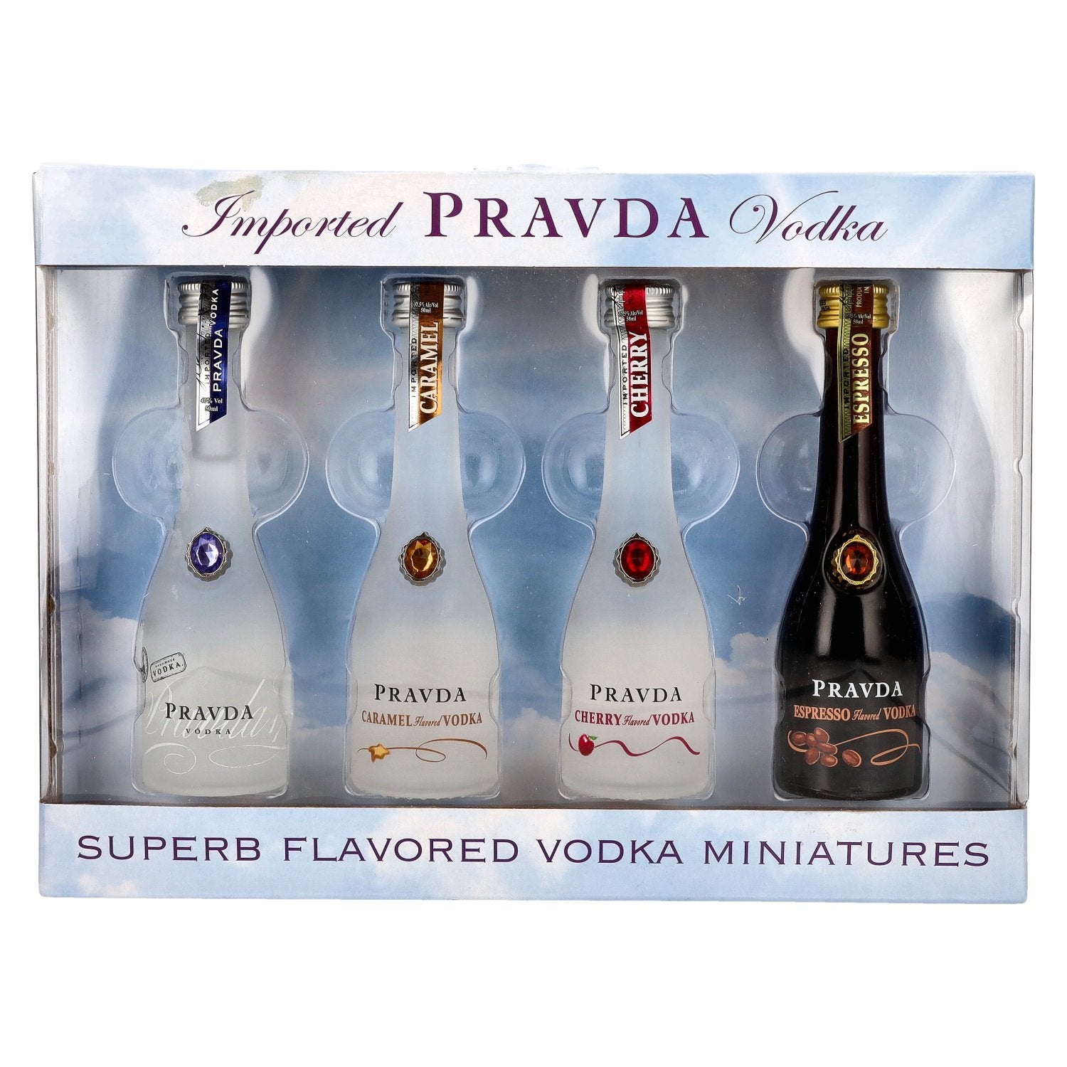 Pravda Vodka 38,1% Vol. 4x0,05l