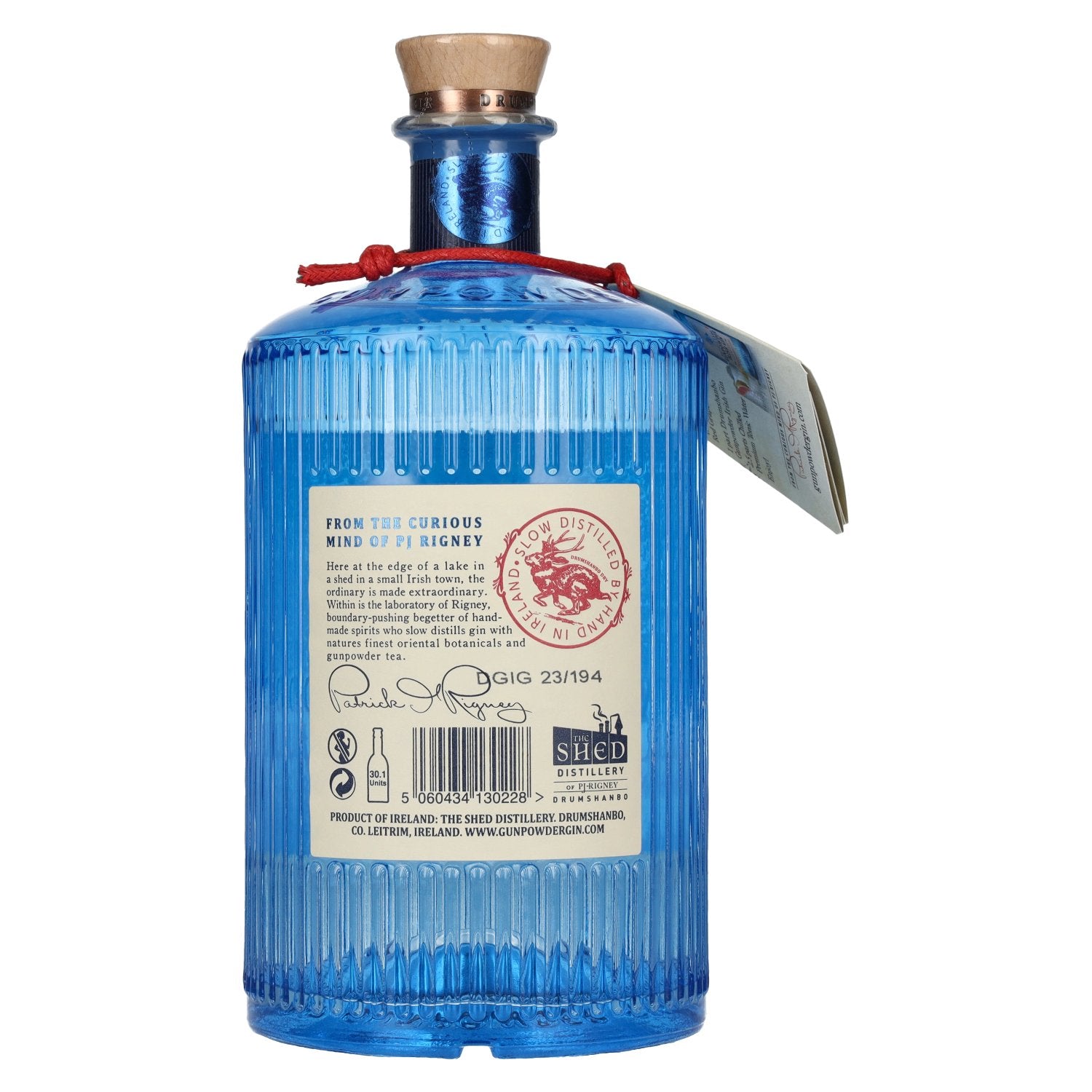 Drumshanbo Gunpowder Irish Gin 43% vol. 0,7l en boîte cadeau avec verre