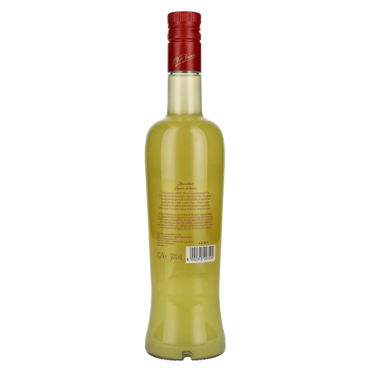 Roner Limoncello Zitronenlikör 30% Vol. 0,7l