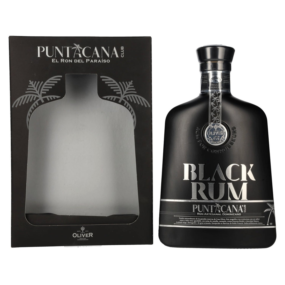 Puntacana Club BLACK RUM 38% Vol. 0,7l in Geschenkbox