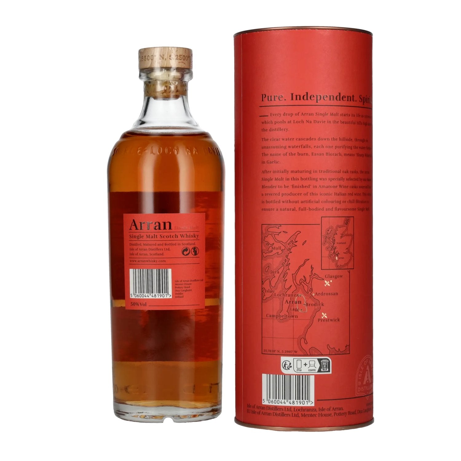 Arran Single Malt Scotch AMARONE CASK FINISH 50% Vol. 0,7l in Geschenkbox