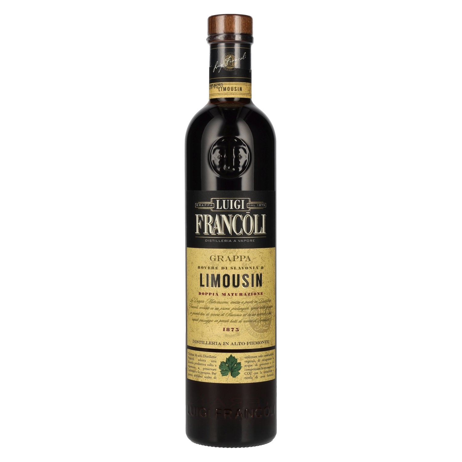 Luigi Francoli Grappa Rovere Di Slavonia &amp; LIMOUSIN 42,5% vol. 0,7l