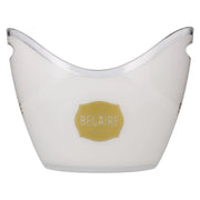 Luc Belaire Champagne Bucket, White and Gold