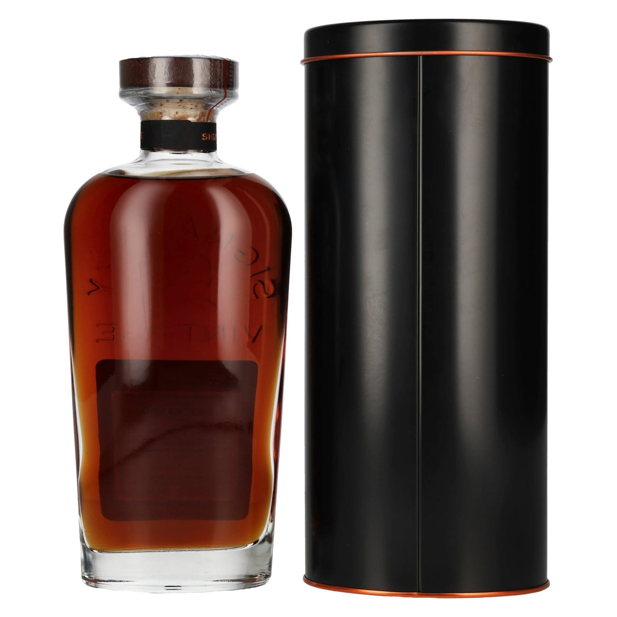 Signatory Vintage KNOCKANDO 15 ans d'âge, premier remplissage, fût d'Oloroso, brut de fût n° 5, 2010, 54,6 % vol., 0,7 l, dans une boîte en fer-blanc