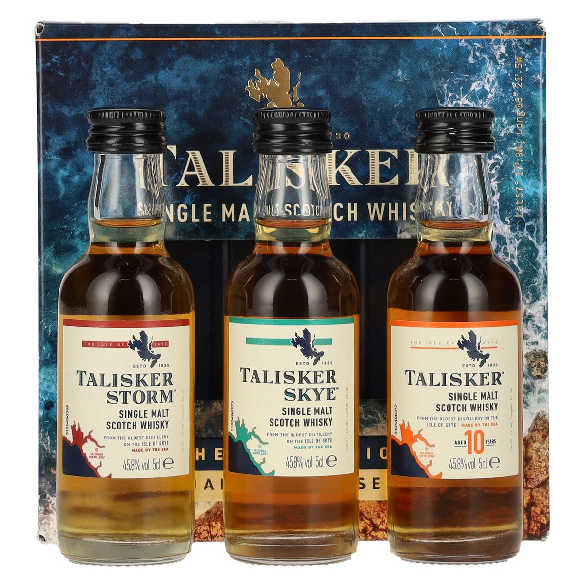Talisker The Collection Made By The Sea Single Malt Scotch Whisky 45,8% Vol. 3x0,05l in gift box