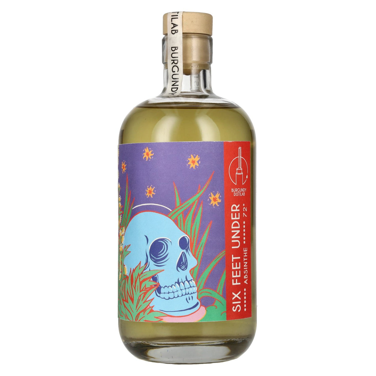 Burgundy Distilab Absinthe Six Feet Under 72% Vol. 0,5l