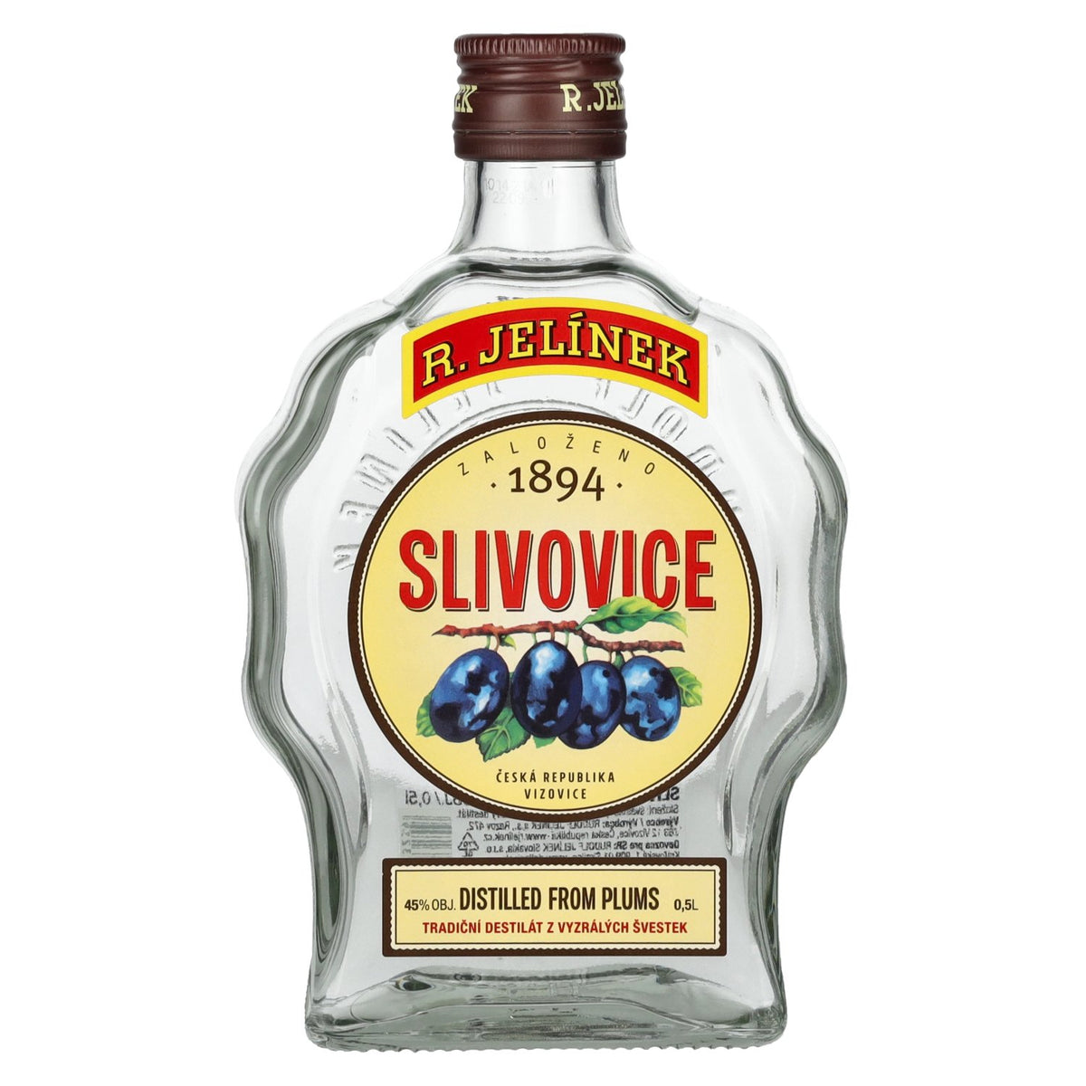 R. Jelínek Slivovice Plum 45% vol. 0,5l