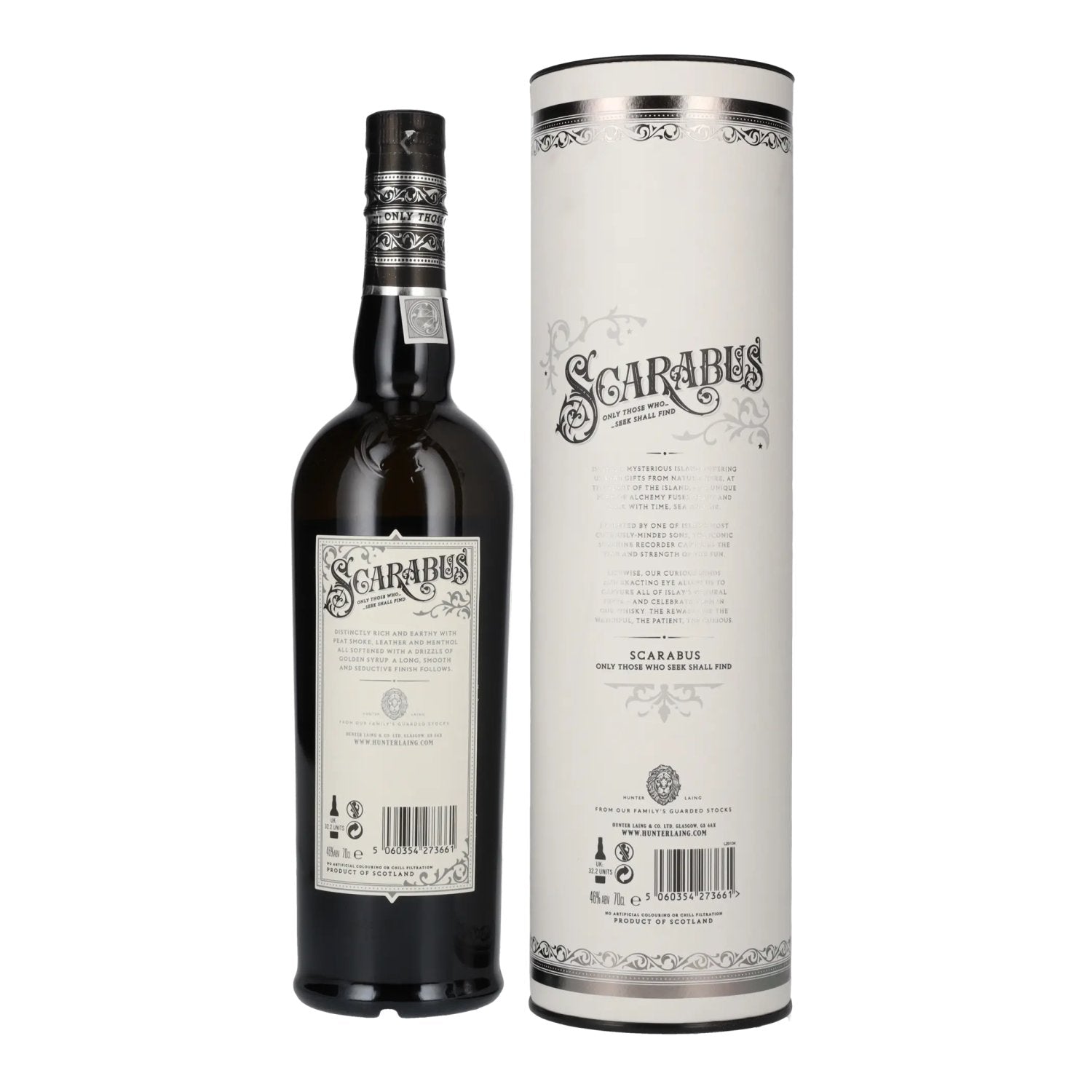 Hunter Laing SCARABUS 10 Years Old Islay Single Malt 46% Vol. 0,7l in gift box