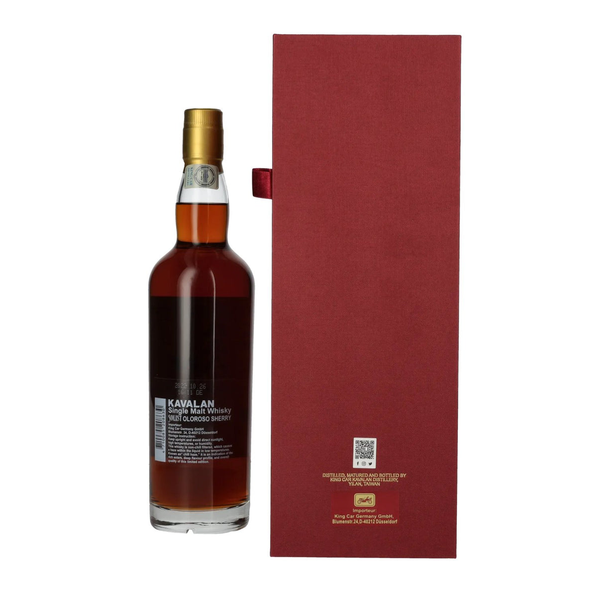 Kavalan SOLIST Single Malt Whisky Oloroso Sherry Cask 59,4% Vol. 0,7l in Geschenkbox