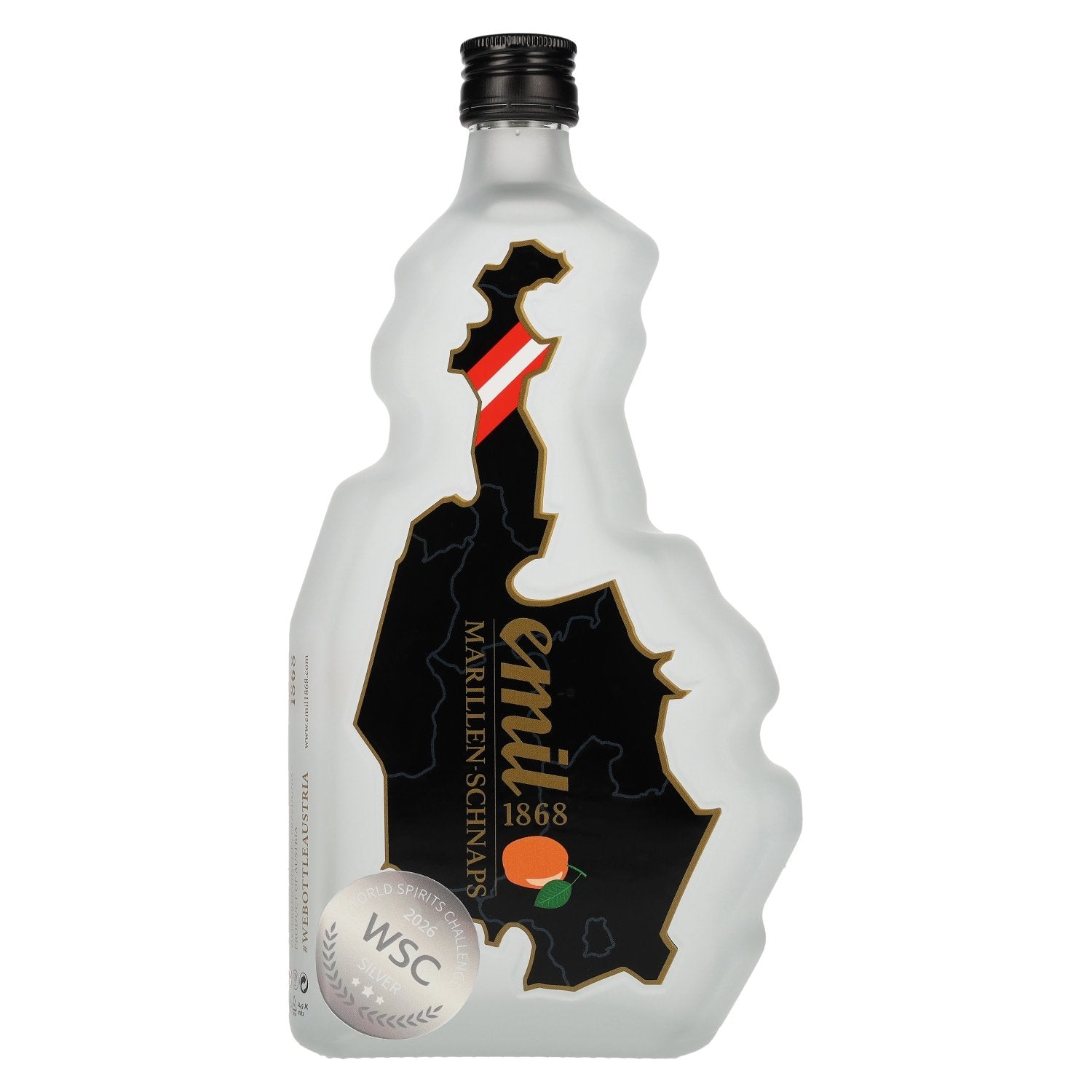 emil 1868 Marillen-Schnaps 35% Vol. 0,7l in Österreich Flasche