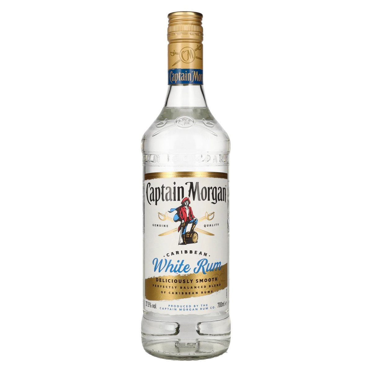 Captain Morgan Caribbean White Rum 37,5% vol. 0,7l