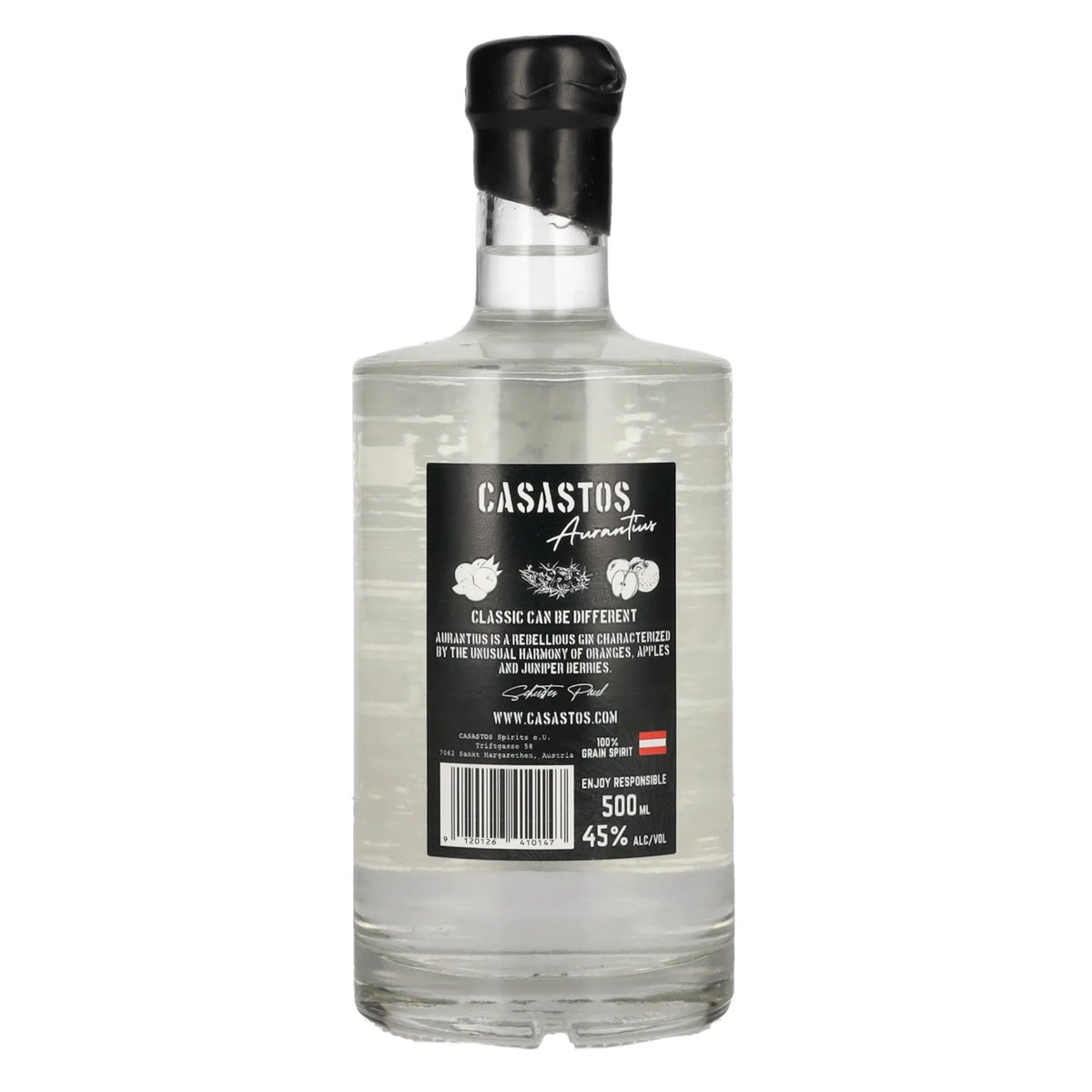 CASASTOS Old Tom Gin Small Batch Aurantius 45% Vol. 0,5l