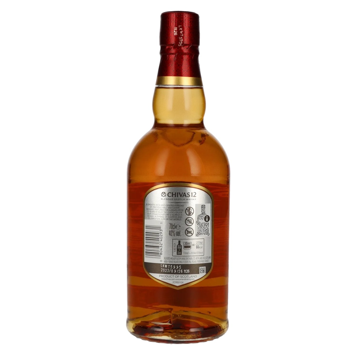 Chivas Regal 12 Years Old Blended Scotch Whisky 40% Vol. 0,7l