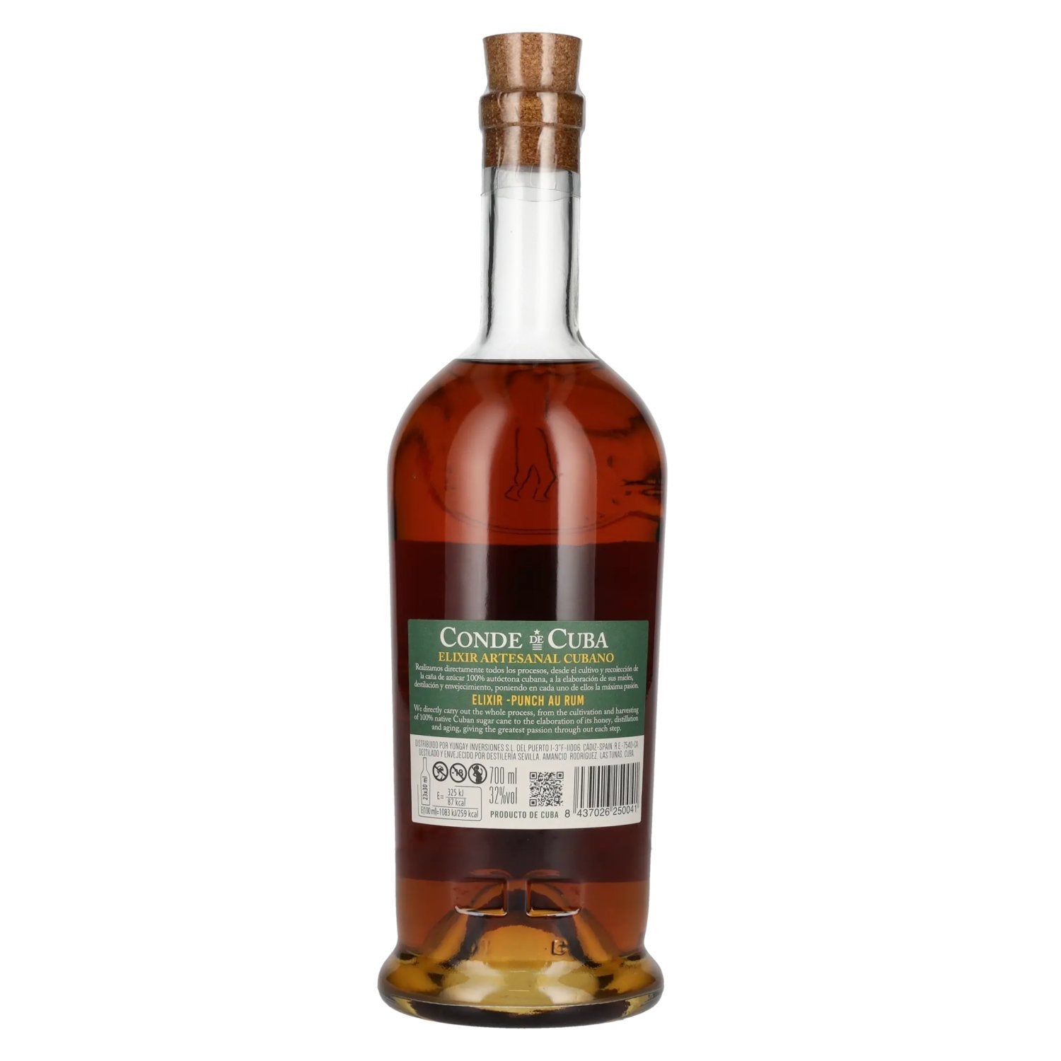 Conde de Cuba ELIXIR Punch Au Rhum 32% Vol. 0,7l