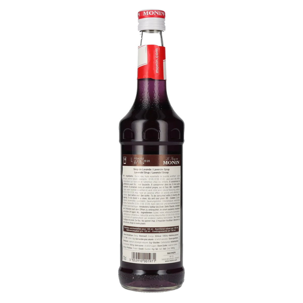Le Sirop de Monin LAVENDEL 0,7l