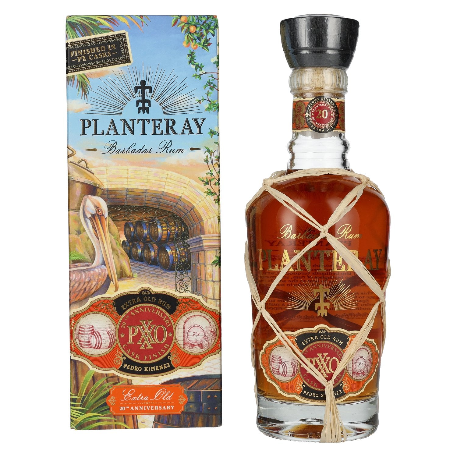 Planteray Rum PXXO 20th Anniversary Barbados Rum 40% Vol. 0,7l in Geschenkbox