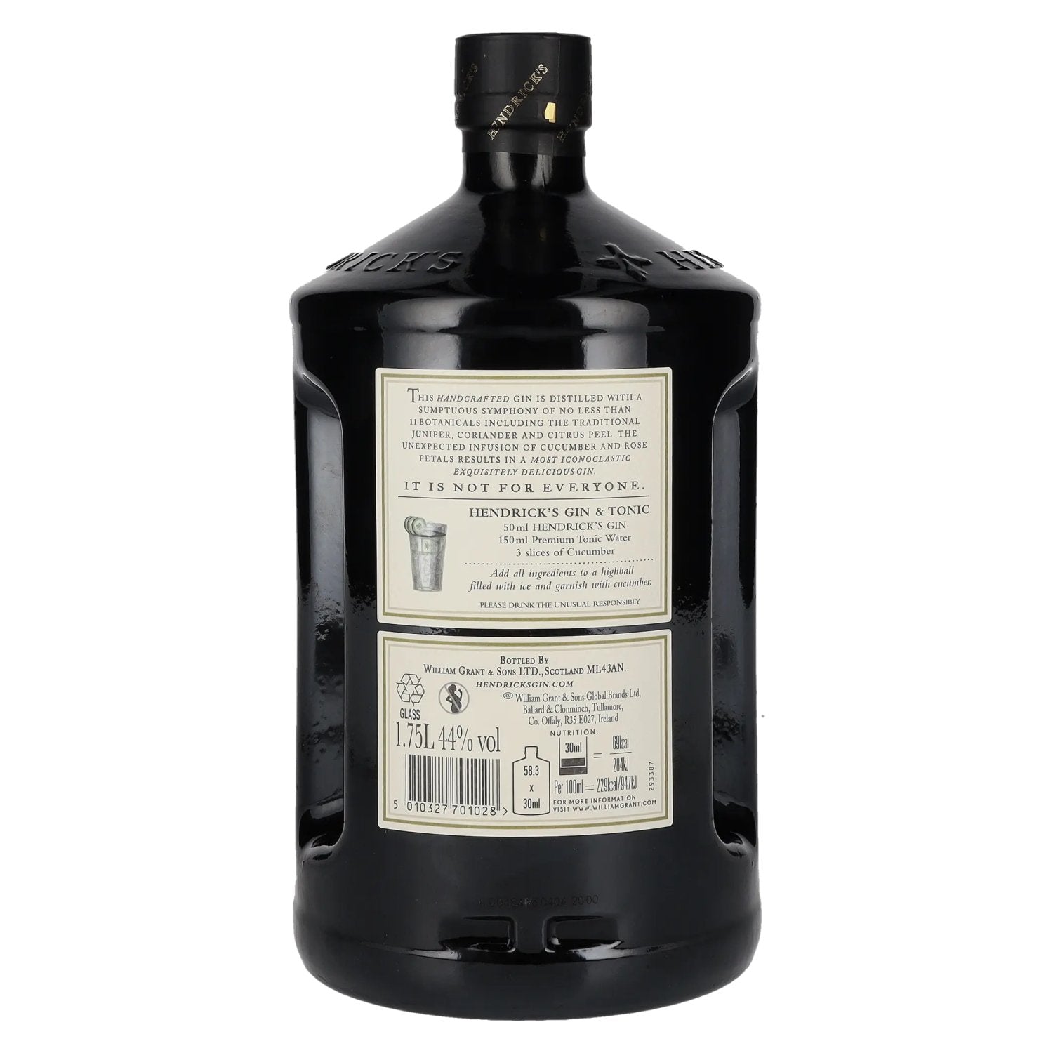 Hendrick's Gin 44% vol. 1,75l