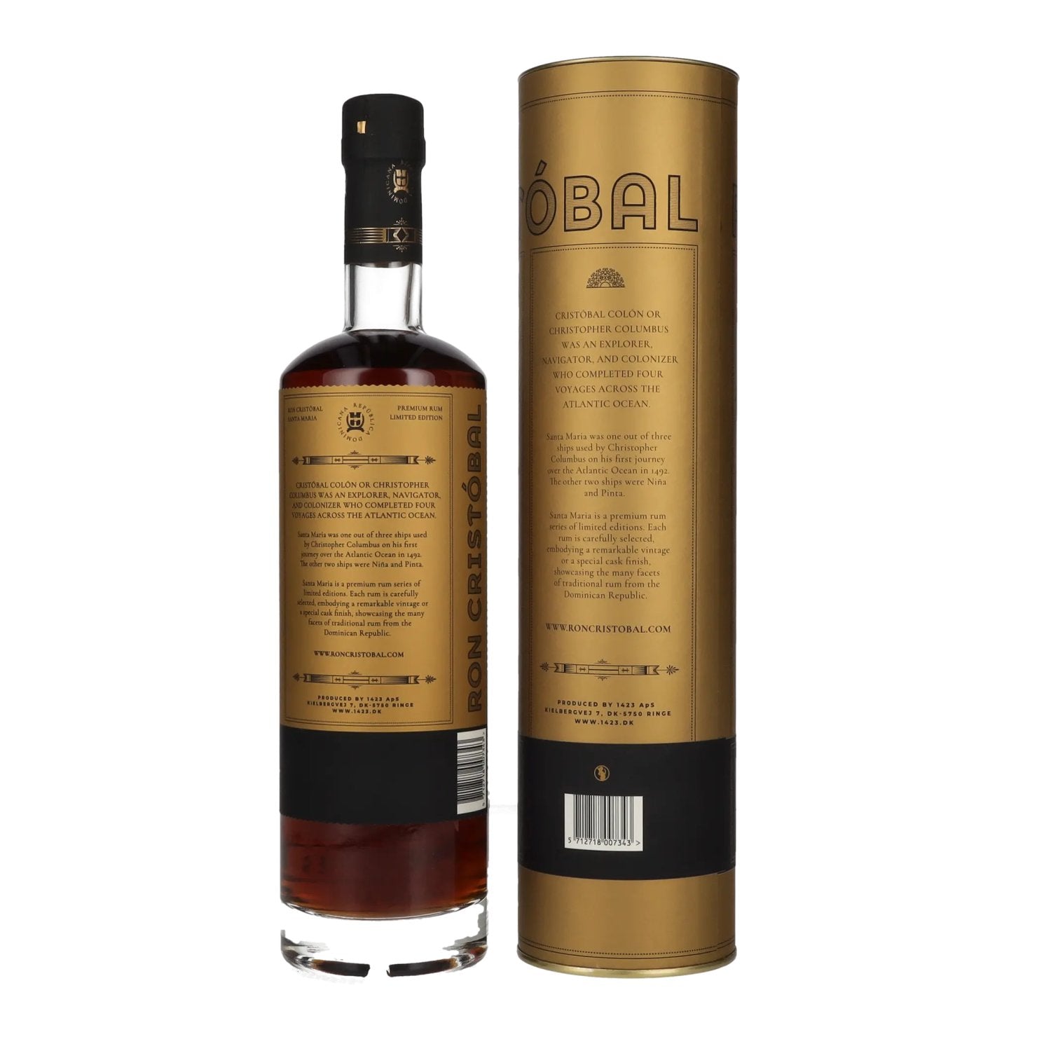 Ron Cristóbal Santa Maria Pinot Noir Limited Edition 43% vol. 0,7l en coffret cadeau