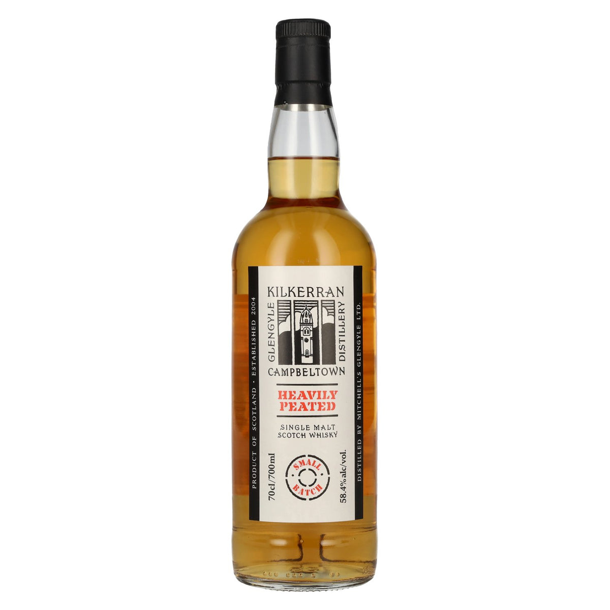 Kilkerran Glengyle Distillery Heavily Peated Small Batch Single Malt Whisky Batch 12 58.4% ABV 0.7l