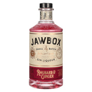 Jawbox RHUBARB &amp; GINGER Liqueur de gin en petite quantité 20% vol. 0,7l