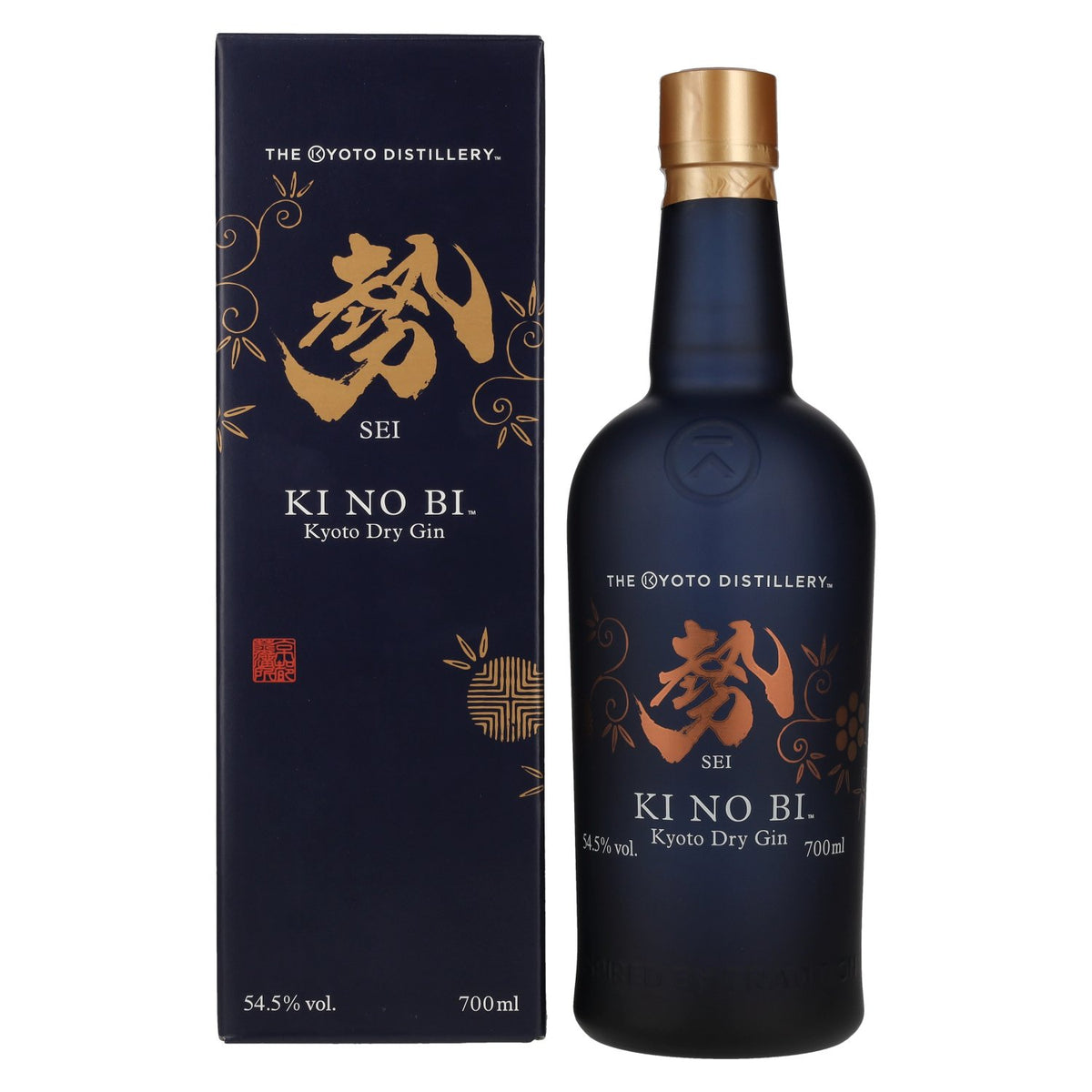 KI NO BI SEI Kyoto Dry Gin 54,5% vol. 0,7l en boîte cadeau