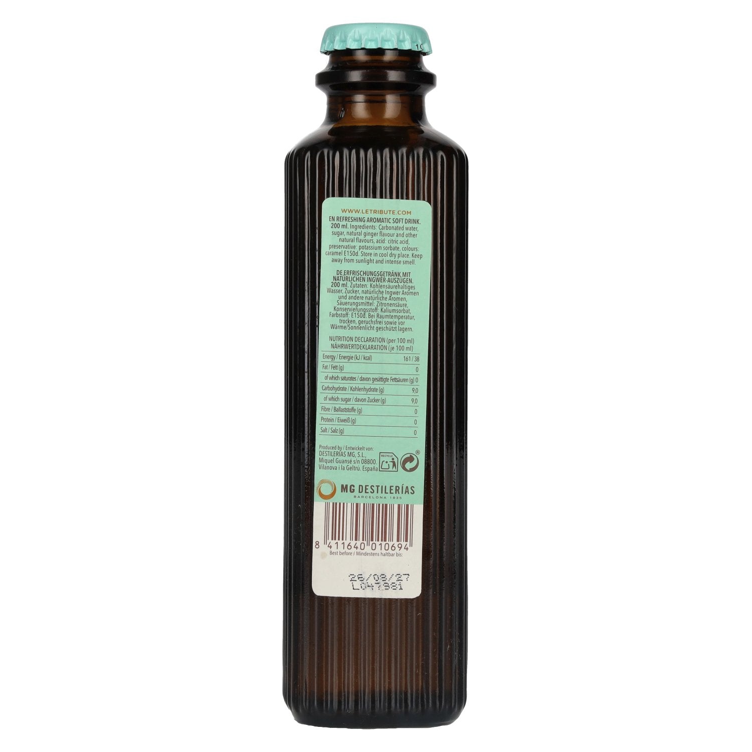 Le Tribute Ginger Ale 24 x 0,2 l
