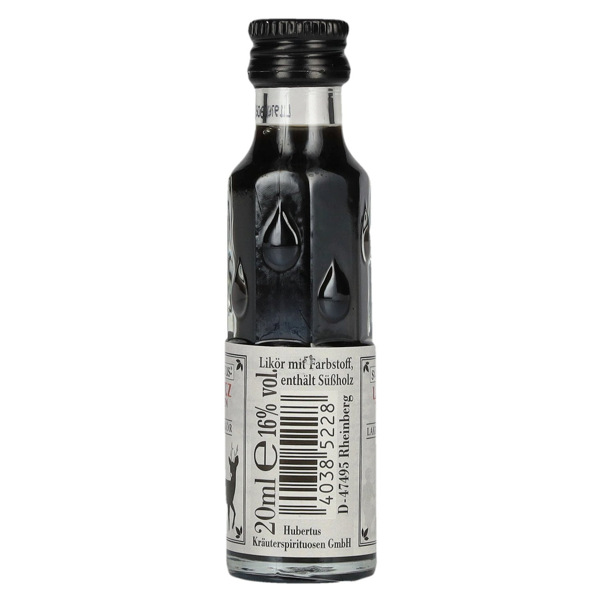 St. Hubertus LAKRITZ Gouttes de liqueur de réglisse 16 % vol. 24 x 0,02 l