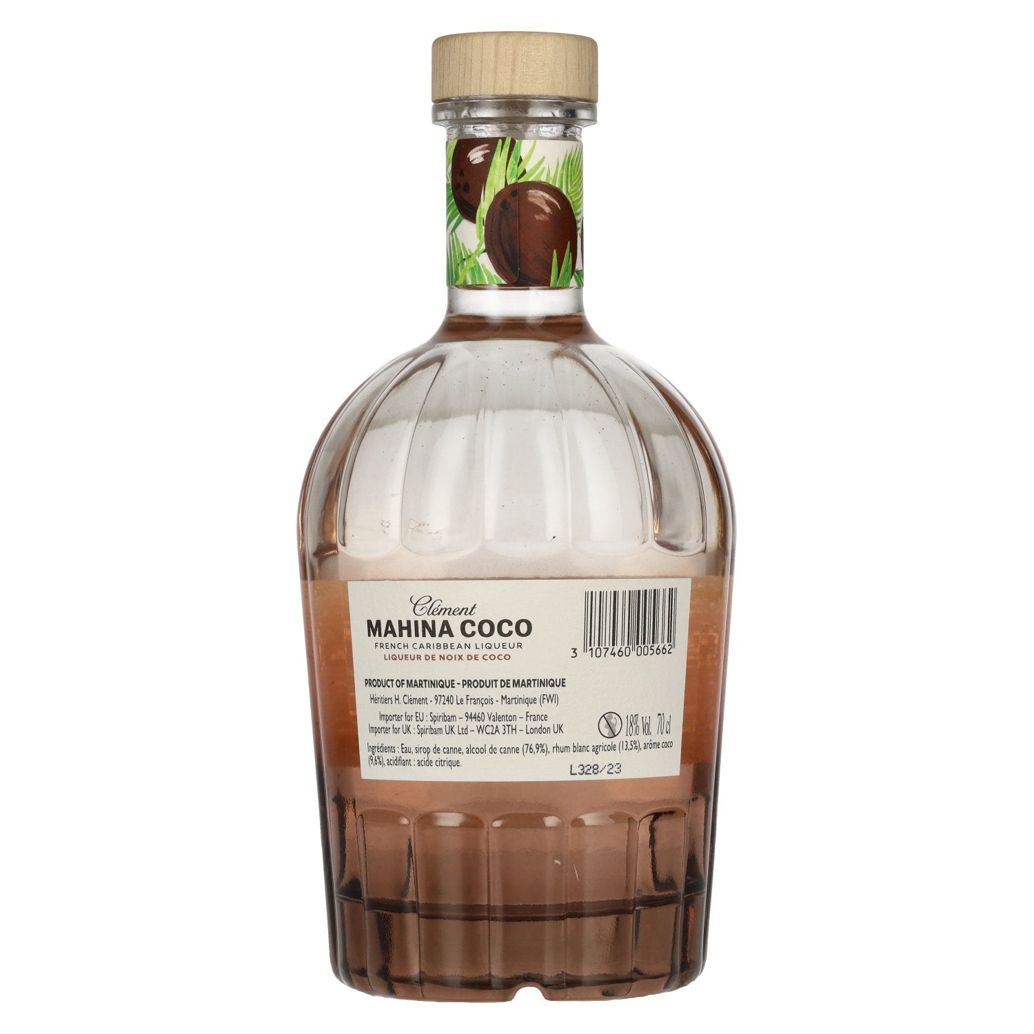 Clément MAHINA COCO Liqueur 18% vol. 0.7 l