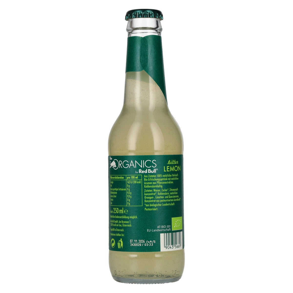 Red Bull Organics by Red Bull Bitter LEMON 0,25l