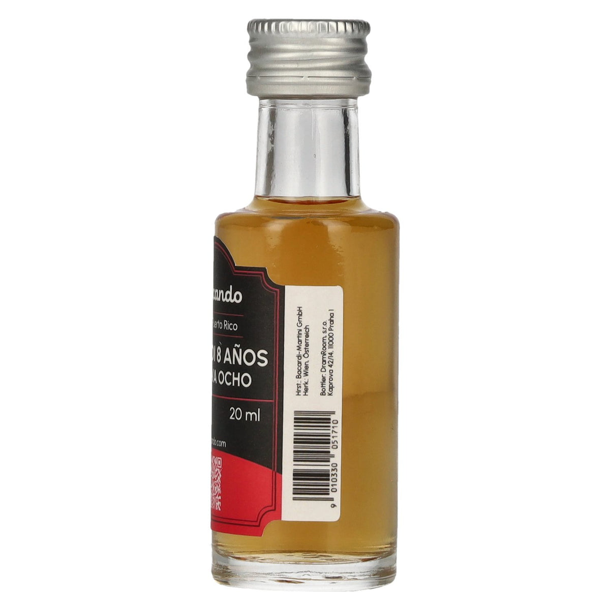 Bacardi 8 Años RESERVA OCHO Rare Gold Rum 40% Vol. 0,02l