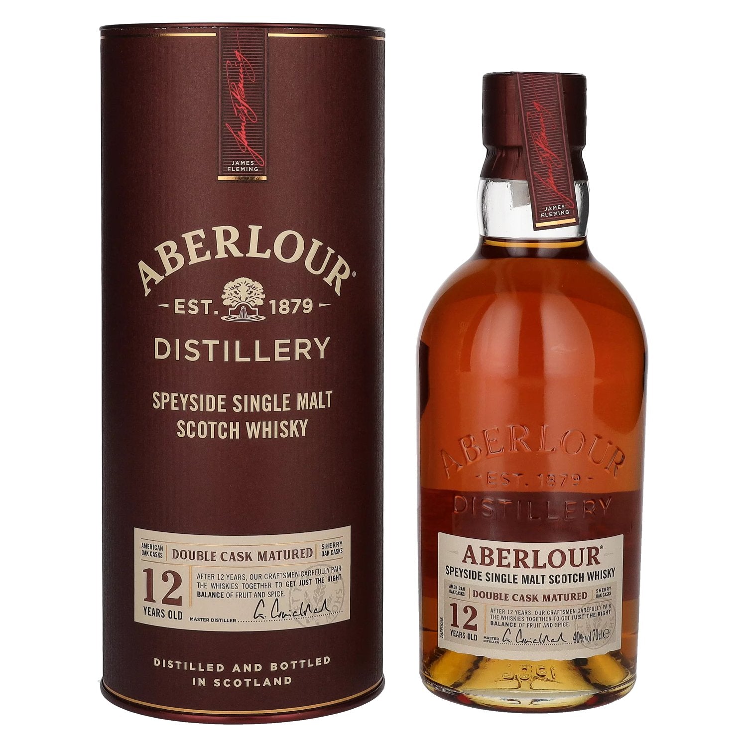 Aberlour 12 Years Old DOUBLE CASK MATURED 40% vol. 0,7l en boîte cadeau