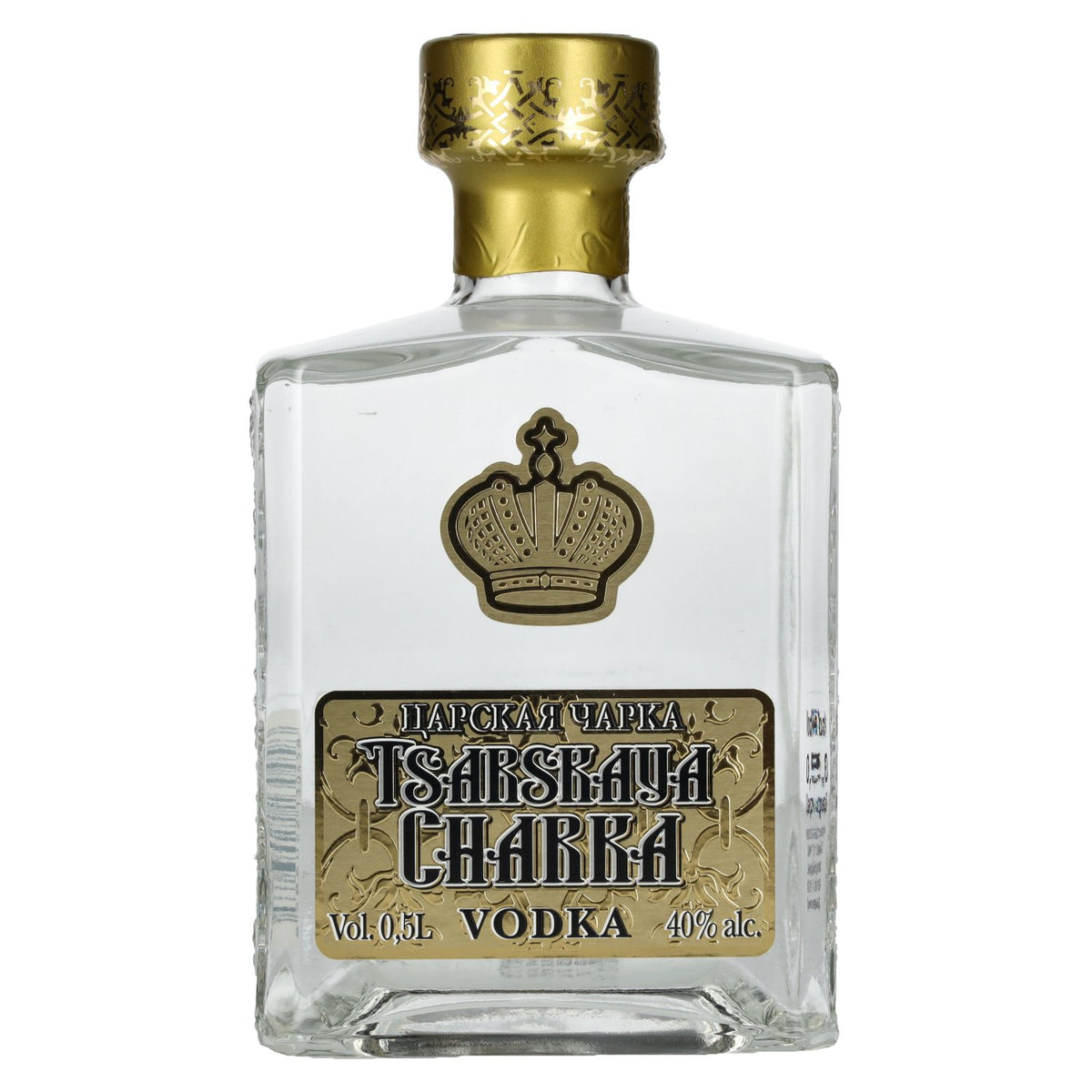 Tsarskaya Charka Vodka GOLD Vodka 40% Vol. 0,5l