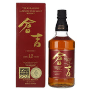 Matsui Whisky THE KURAYOSHI 12 ans d'âge, whisky pur malt, 43 % vol., 0,7 l, dans un coffret cadeau