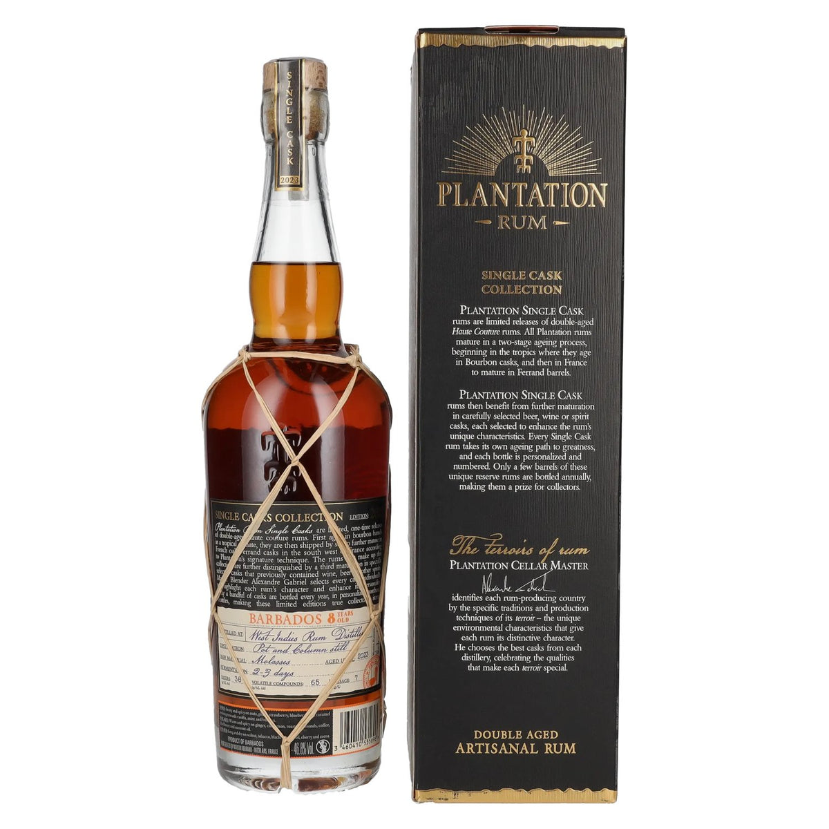 Plantation Rum BARBADOS 8 Years Old Port Finish by delicando 2023 46,8% Vol. 0,7l in gift box