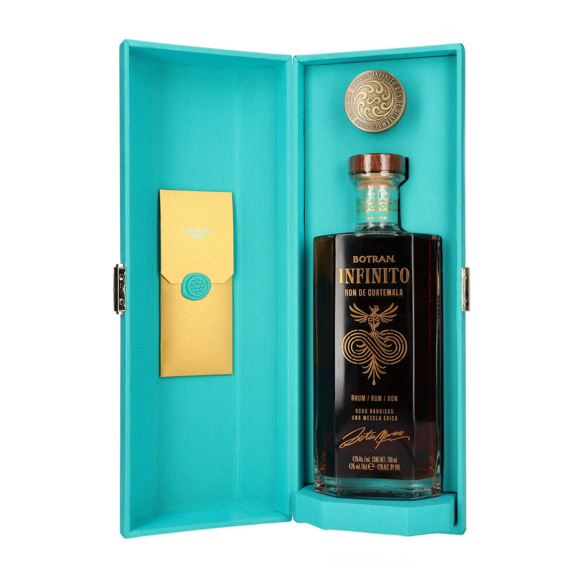 Botran INFINITO Ron de Guatemala Rum 43% Vol. 0,7l in Geschenkbox