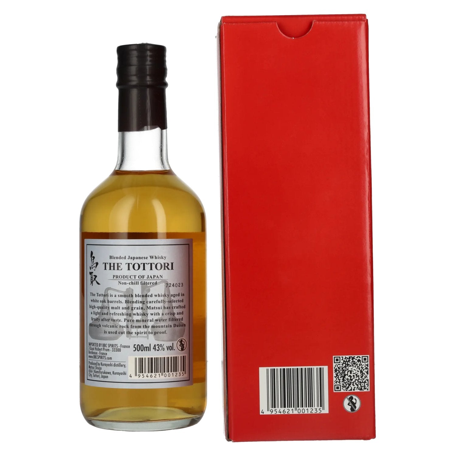 Matsui Whisky THE TOTTORI Blended Japanese Whisky 43% Vol. 0,5l in Geschenkbox