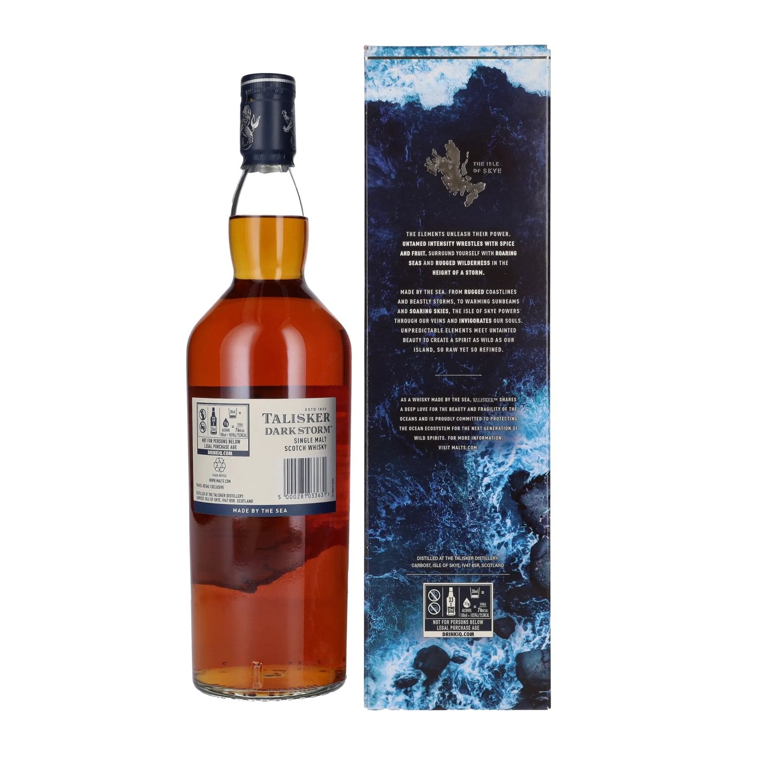 Talisker Dark Storm Single Malt Scotch Whisky 45,8% Vol. 1l in gift box