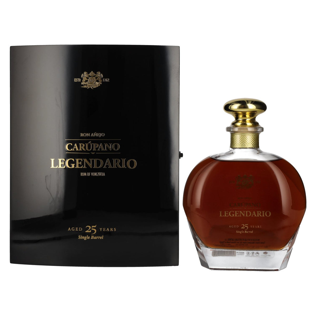 Ron Añejo Carúpano 25 Years Old Legendario Single Barrel 40% Vol. 0,7l in gift box