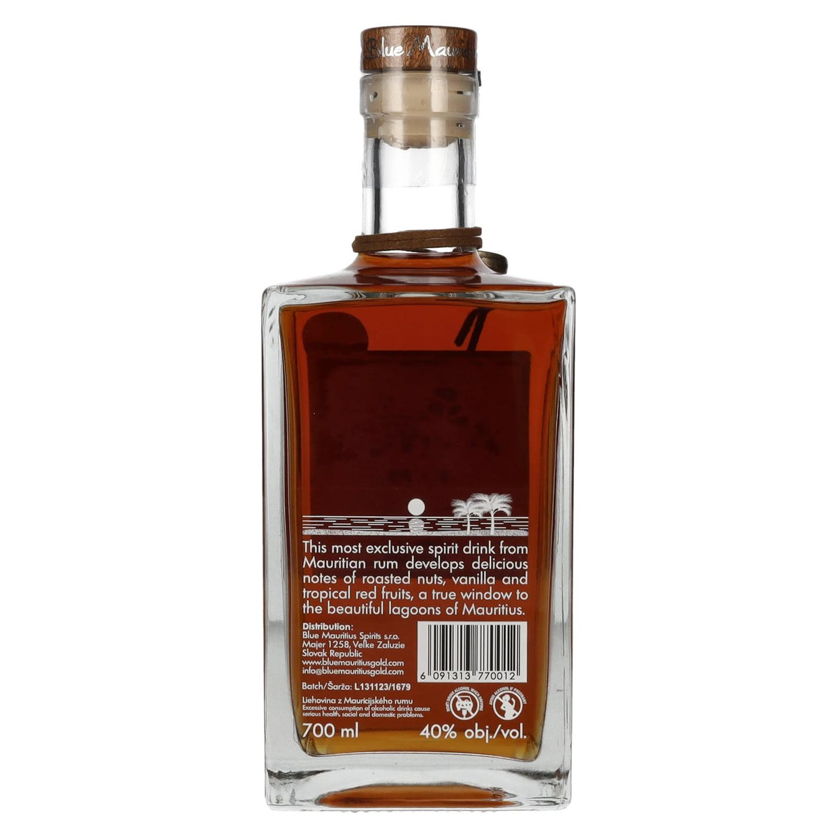 Blue Mauritius Gold 40% Vol. 0,7l